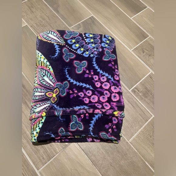 Vera Bradley Bedding Vera Bradley Printed Purple Blanket Poshmark